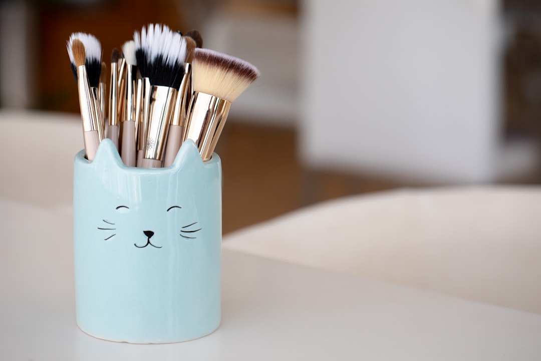 Creative editorial makeup look